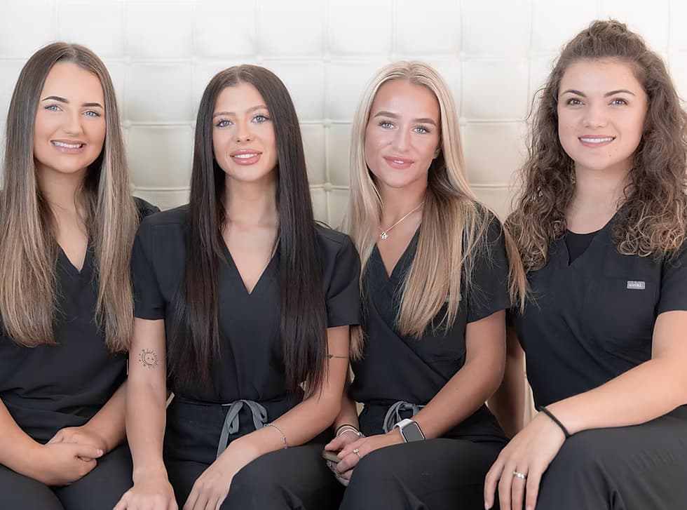 The Infinity Dental Spa team together